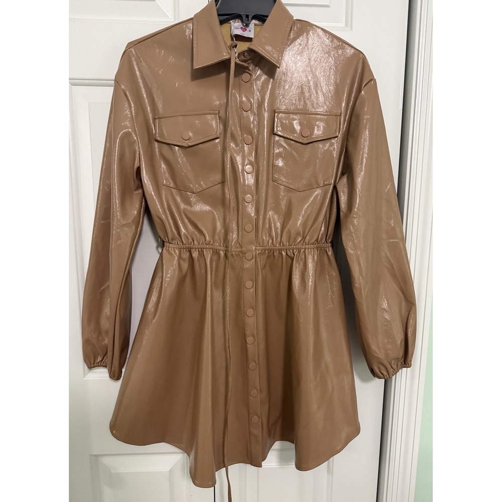 NWT Buddylove Arielle Dress Or Jacket in Mocha Sz Medium